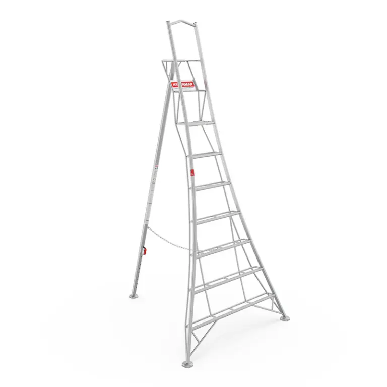 5060139340960 1 Henchman Rear Leg Adjustable Tripod Ladder 10ft.webp